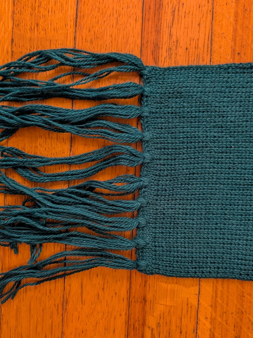 Genuine Alpaca Wool Knit Scarf and Beanie Set - Teal